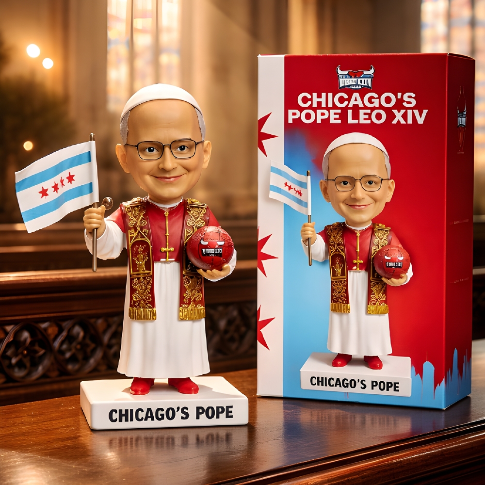 Windy City Bulls Chicago's Pope Leo XIV Bobblehead 3/8/26